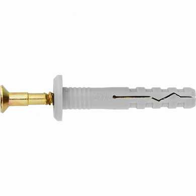 Дюбель-гвоздь полипропиленовый грибовидный бортик 6х40мм,200шт СИБРТЕХ (арт. 42156) купить в интернет-магазине ТОО Снабжающая компания от 5 243 T, а также и другие Дюбель-гвозди, дюбель-шурупы на сайте dulat.kz оптом и в розницу