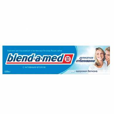 Зубная паста, 100 мл, BLEND-A-MED (Бленд-а-Мед) Анти-кариес "Деликатное отбеливание" (арт. 603189)