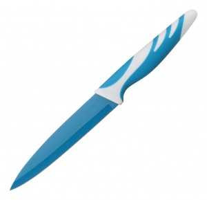 Нож Окрашеный Mal-05C (Универс.) С Прорезин. Ручка, Лезвие 12,5 См (арт. 346068)