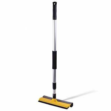 Швабра для окон на телескопической ручке, длина 75-120 см, (губка, стяжка, ручка телескопическая), ОКН 115 (арт. 600930) купить в интернет-магазине ТОО Снабжающая компания от 3 969 T, а также и другие Аксессуары для мытья стекол на сайте dulat.kz оптом и в розницу