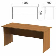 Стол письменный "Монолит", 1600х700х750 мм, цвет орех гварнери, СМ3.3 (арт. 640093)