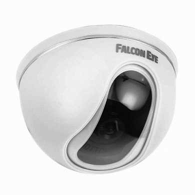Камера аналоговая купольная FALCON EYE FE-D80C, 1/3", внутренняя, цветная,700 твл, белая, FE D80C (арт. 353770)