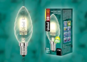 Uniel Свеча витая E14 28W прозрачная HCL-28/CL/E14 candle twisted (арт. 442001) купить в интернет-магазине ТОО Снабжающая компания от 980 T, а также и другие Галогенные лампы на сайте dulat.kz оптом и в розницу