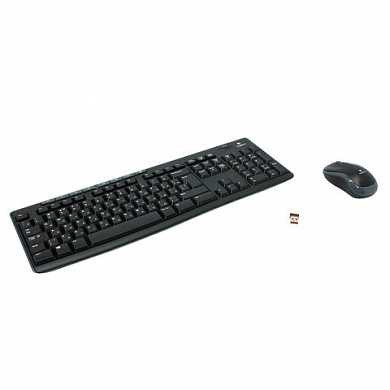 Набор беспроводной LOGITECH Wireless Combo MK270, клавиатура, мышь 2 кнопки + 1 колесо-кнопка, черный, 920-004518 (арт. 511449)