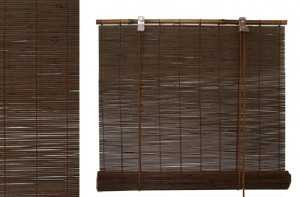 Штора рулонная Уют "Осака", бамбук, 60х160см, венге, 7002 (арт. 563363)