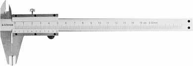 Штангенциркуль STAYER "PROFI", метрическая шкала, с глубиномером, нержавеющая сталь, 150мм (арт. 3442_z01)