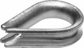Коуш DIN 6899, 5мм, 2 шт, оцинкованный, ЗУБР (арт. 4-304496-05)