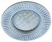 Ecola Dl3182 Mr16 Gu5.3 Светильник Встраиваемый Литой Матовый Хром/АЛюминесцентный Fs1608Eff (арт. 496019)