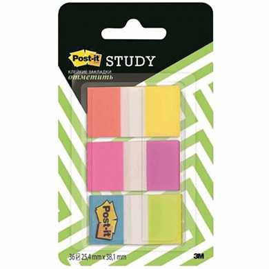 Закладки клейкие POST-IT Study, пластиковые, 25 мм, 6 цветов х 10 лисов, 680-EG-ALT (арт. 127560) купить в интернет-магазине ТОО Снабжающая компания от 1 372 T, а также и другие Закладки самоклеящиеся на сайте dulat.kz оптом и в розницу
