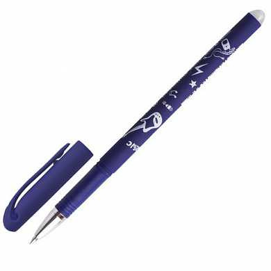 Ручка стираемая гелевая BRUNO VISCONTI, "Музыка", корпус ассорти, узел 0,5 мм, линия 0,4 мм, синяя, 20-0231 (арт. 142914)