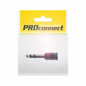 Переходник гн. 3.5 ст.-шт. 6.3 мм стерео PROCONNECT (ПАКЕТ БОБ) 1шт, 14-0202-7 (арт. 610722) купить в интернет-магазине ТОО Снабжающая компания от 343 T, а также и другие Телефонные штекера, розетки, переходники на сайте dulat.kz оптом и в розницу