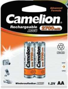 Аккумулятор Camelion R6 2700Mah Ni-Mh Bl2 (арт. 25465)