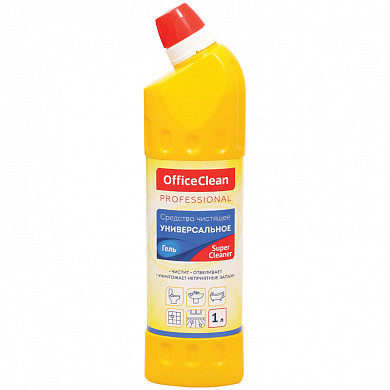 Чистящее средство универсальное OfficeClean "SuperCleaner", гель, 1л (арт. 230205/П) купить в интернет-магазине ТОО Снабжающая компания от 1 127 T, а также и другие Чистящие средства универсальные на сайте dulat.kz оптом и в розницу