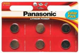 Батарейка Panasonic Cr2032 Bl6 (арт. 239095)