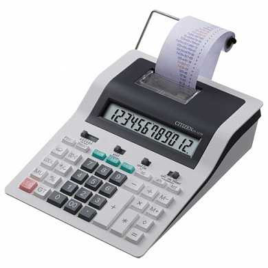Калькулятор CITIZEN печатающий CX-121N, 12 разрядов, 260х194 мм (бумажный ролик 110364, картридж 250197) (арт. 250298)