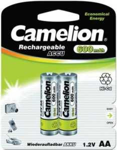 Аккумулятор Camelion R6 600Mah Ni-Cd Bl2 (арт. 12303) купить в интернет-магазине ТОО Снабжающая компания от 1 078 T, а также и другие R6/AA 316 аккумуляторы на сайте dulat.kz оптом и в розницу