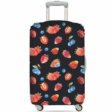 Чехол для чемодана Juicy strawberries средний (арт. LOQI.LM.JU.ST)