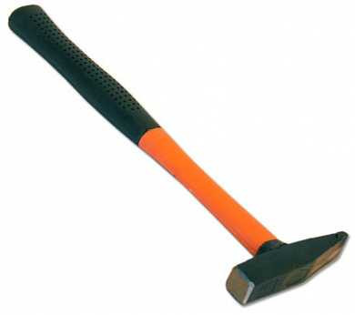 Молоток Santool, 200г, немецкого типа, фибергласовая ручка, оранжевый, 30801-020 (арт. 603991)