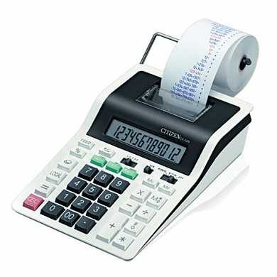 Калькулятор CITIZEN печатающий CX-32N, 12 разрядов, 226х147 мм (бумажный ролик 110364, картридж 250197) (арт. 250308)