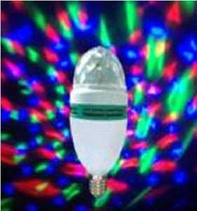 Лампа-проектор вращ. E27 Космос KOCNL-EL142 d=8cм, RGB, проекц вертик.3W 220V белый (арт. 580088)