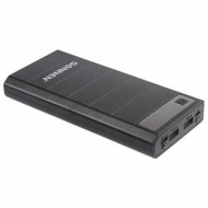 Аккумулятор внешний SONNEN POWERBANK V59, 20000 mAh, 2 USB, литий-ионный, LED-дисплей, фонарик, черный, 262759 (арт. 262759)