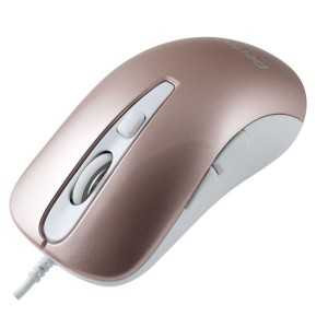 Мышь Perfeo HILL, проводная, оптическая, 6 кнопок, USB, 800-2400dpi, розовое золото, PF-363-OP-PK/GD (арт. 654905)