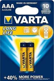 Батарейка Varta 4103.101.412 Longlife Extra Lr03/286 Bl2 (арт. 27102)