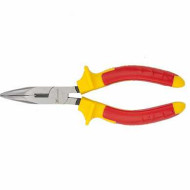 Длинногубцы изогнутые Insulated, 160мм, двухкомпонентные рукоятки MATRIX PROFESSIONAL (арт. 17472)