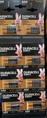 Батарейка Duracell Simply AAA LR03/MN2400