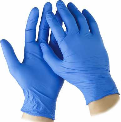 Перчатки  нитриловые S,M,L  (арт. 11203-12) купить в интернет-магазине ТОО Снабжающая компания от 217 T, а также и другие Перчатки защитные на сайте dulat.kz оптом и в розницу