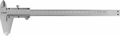 Штангенциркуль ЗУБР "ЭКСПЕРТ", ШЦ-I-200-0,05, нониусный, сборный корпус, закаленная сталь, 200мм, шаг измерения 0,05мм (арт. 34511-200)