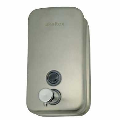 Диспенсер для жидкого мыла KSITEX, наливной, нержавеющая сталь, матовый, 0,8 л, SD 2628-800М (арт. 604414)