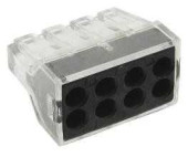 Ekf Смк-108 Клеммная Колодка 8Х(1-2,5Мм2) Cu/Al Конт. Паста Plc-Smk-108 (арт. 424270)