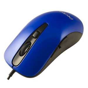 Мышь Perfeo HILL, проводная, оптическая, 6 кнопок, USB, 800-2400dpi, синий, PF-363-OP-BL (арт. 654907)