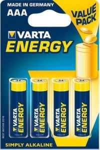 Батарейка Varta 4103.229.414 Energy Lr03/286 Bl4 (арт. 388482)