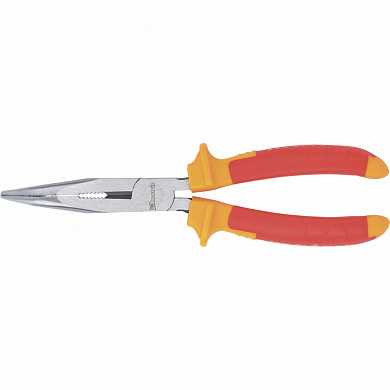 Длинногубцы изогнутые Insulated, 200мм, двухкомпонентные рукоятки MATRIX PROFESSIONAL (арт. 17474) купить в интернет-магазине ТОО Снабжающая компания от 8 673 T, а также и другие Длинногубцы на сайте dulat.kz оптом и в розницу