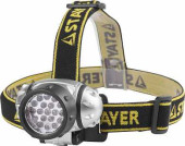 Фонарь STAYER "STANDARD" налобный светодиодный, 19LED, 4 режима, 3ААА (арт. 56570)