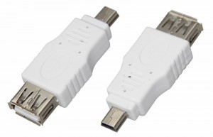 Переходник гнездо USB-A (Female) - штекер Mini USB (Male) REXANT цена за шт (50), 18-1175 (арт. 610699)