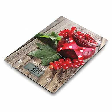 Весы кухонные SCARLETT SC-KS57P36 "Смородина", электронный дисплей, max вес 8 кг, тарокомпенсация, стекло, SC - KS57P36 (арт. 453789) купить в интернет-магазине ТОО Снабжающая компания от 16 170 T, а также и другие Весы кухонные на сайте dulat.kz оптом и в розницу