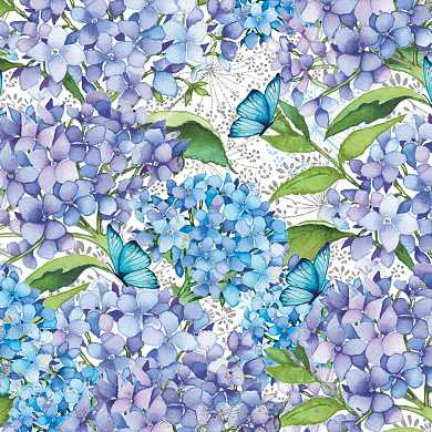 Салфетки Blue floral бумажные 20 шт. (арт. 1332788)