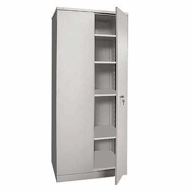 Шкаф металлический офисный НАДЕЖДА "ШМС-4", 1850х756х452 мм, разборный, 2 места (арт. 290113)