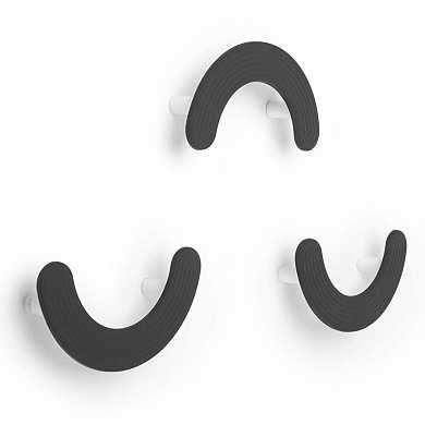 Крючки настенные Mood чёрно-белые (арт. 1009490-040) купить в интернет-магазине ТОО Снабжающая компания от 15 680 T, а также и другие Вешалки на сайте dulat.kz оптом и в розницу