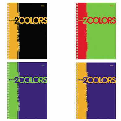 Тетрадь 80 л., А4, HATBER, гребень, клетка, обложка мелованный картон, "2COLORS", 80Т4В1гр, T213674 (арт. 402916) купить в интернет-магазине ТОО Снабжающая компания от 882 T, а также и другие Тетради формата А4 на сайте dulat.kz оптом и в розницу