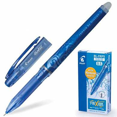 Ручка стираемая гелевая PILOT "Frixion Point", игольчатый узел 0,5 мм, линия 0,25 мм, синяя, BL-FRP-5 (арт. 141590)