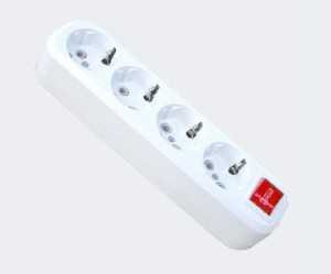 T-Plast Колодка 4 Гн. 16А 250В (Абс-Пластик, Белая, Земля, Выкл.) (арт. 241544) купить в интернет-магазине ТОО Снабжающая компания от 2 597 T, а также и другие Колодки на сайте dulat.kz оптом и в розницу