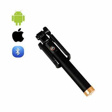 Монопод Selfie Stick Compact с Bluetooth (золотой) (арт. G10:A5)