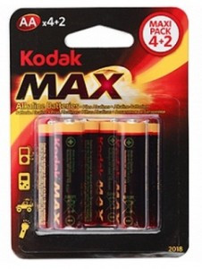 Э/п Kodak MAX LR6/316 BL4+2 (арт. 494042)