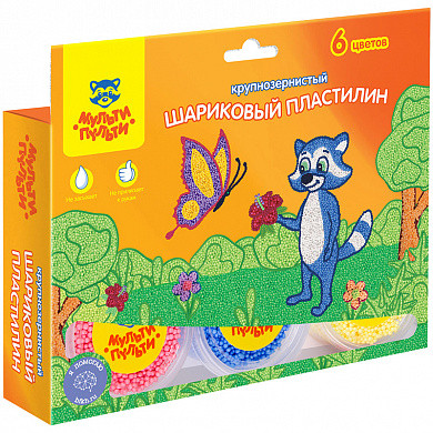 Пластилин шариковый Мульти-Пульти "Енот в Перу", 06 цв., крупнозерн., незастывающий, европодвес (арт. MF_10694) купить в интернет-магазине ТОО Снабжающая компания от 4 018 T, а также и другие Пластилин на сайте dulat.kz оптом и в розницу