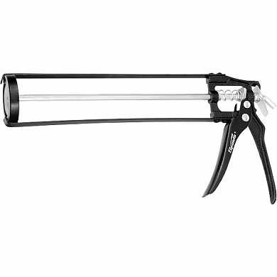 Пистолет для герметика, 310 мл, "скелетный" усиленный с фиксатором, 6-гранный шток 7 мм SPARTA (арт. 886125)