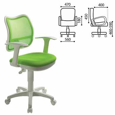 Кресло CH-W797/SD с подлокотниками, светло-зеленое, CH-W797/SD/TW-1 (арт. 531237)